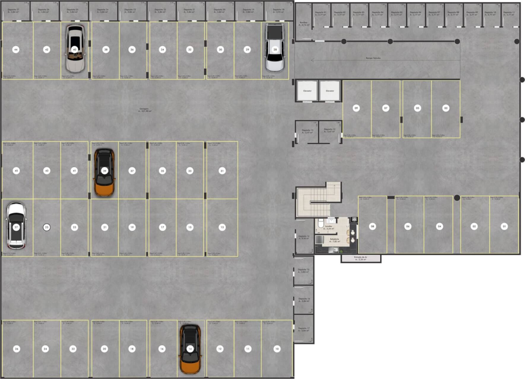 Planta Humanizada - Subsolo